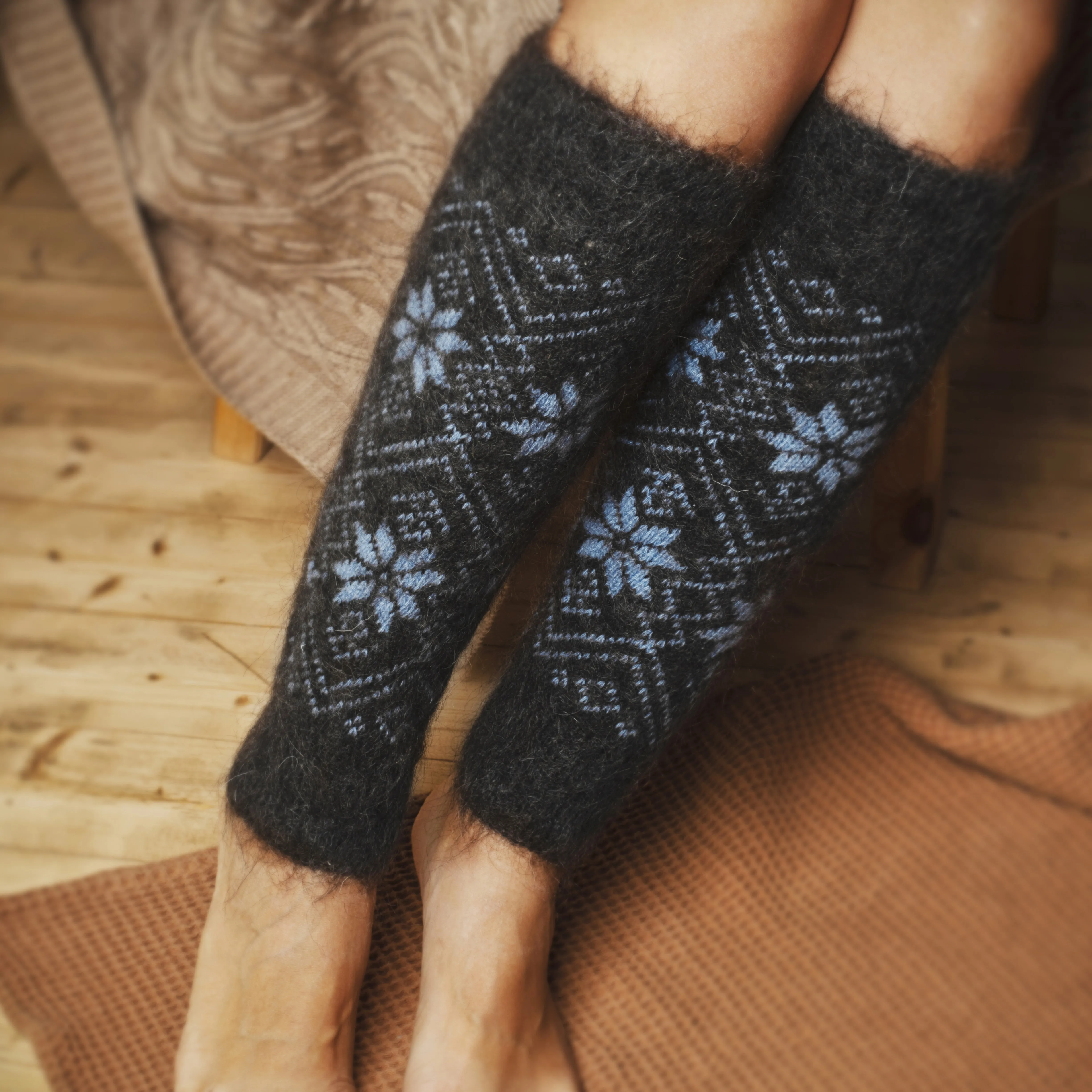 Women's Blizzard Breeze Goat Wool Leg Warmers