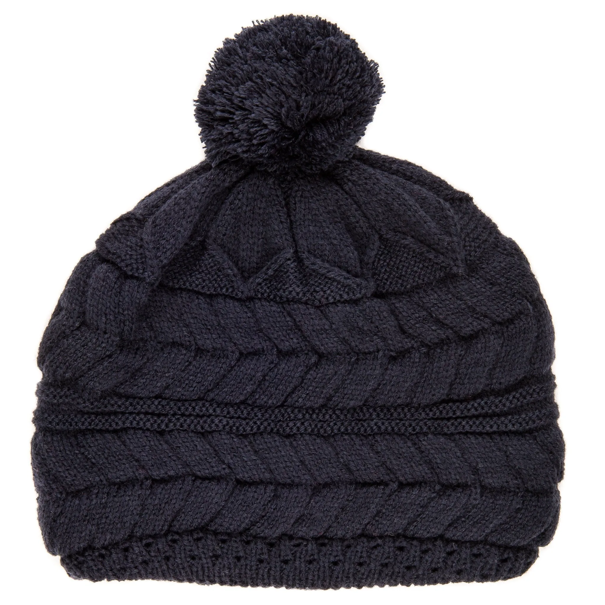 Women's Cityscape Pom Beanie Hat