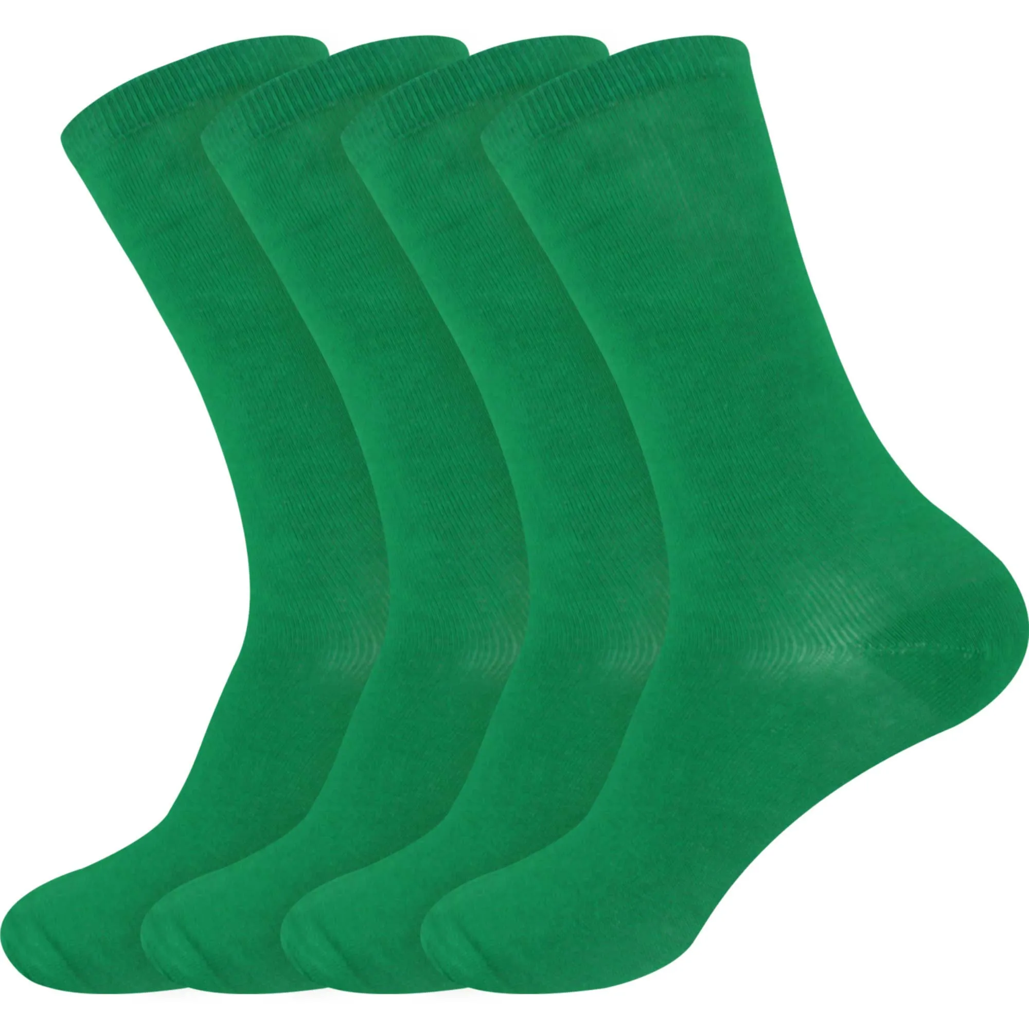 Women's Rayon from Bamboo Fiber Mid-Calf Socks - 4 Pair