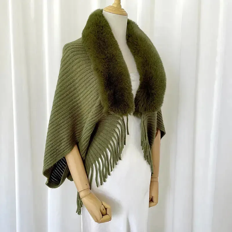 Women's Winter Cardigan Scarf