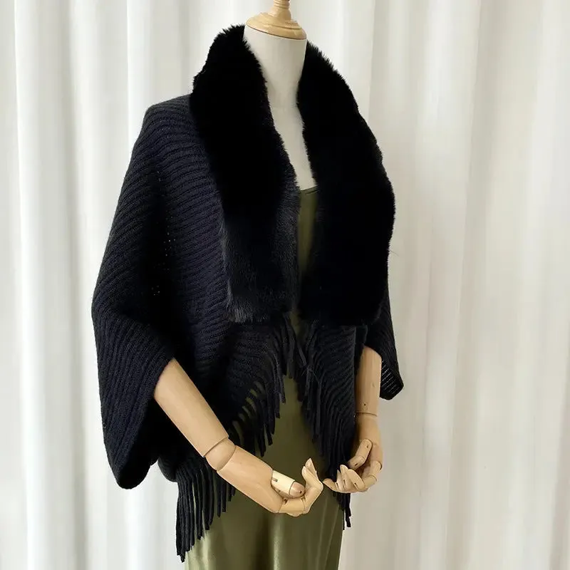 Women's Winter Cardigan Scarf