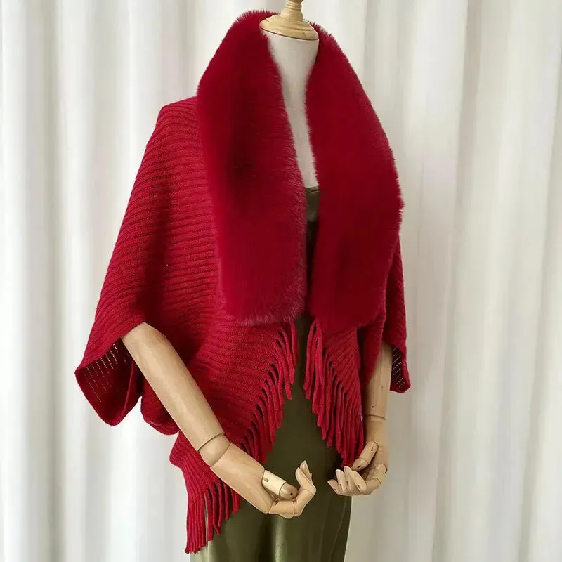 Women's Winter Cardigan Scarf