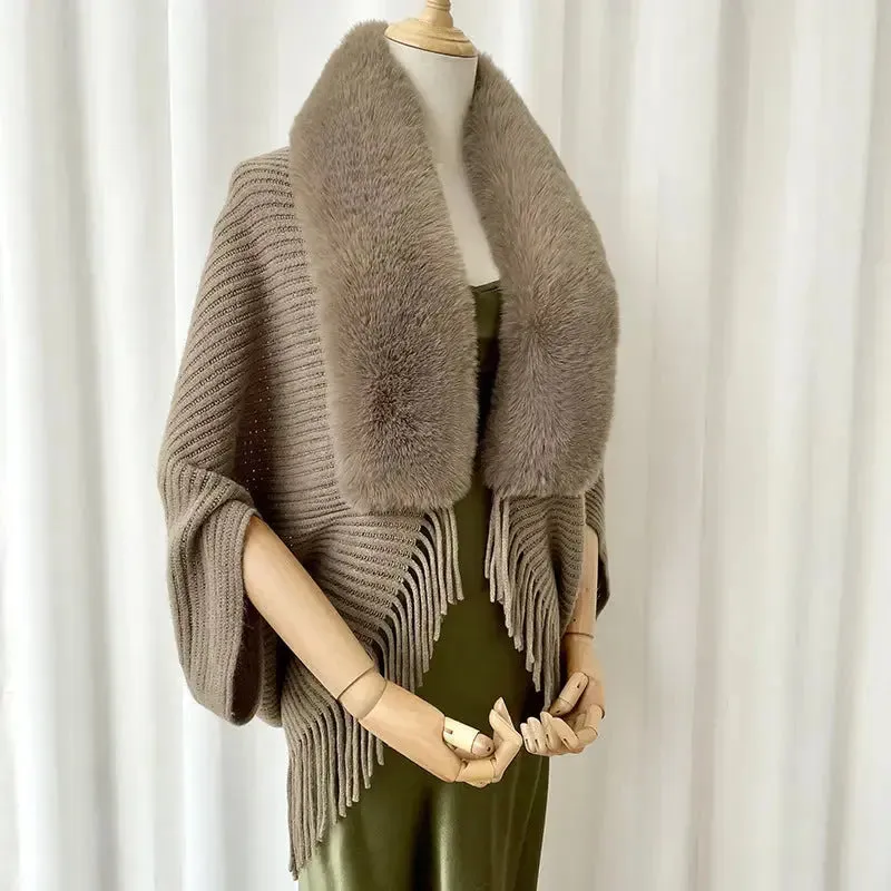 Women's Winter Cardigan Scarf